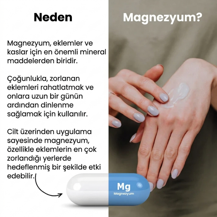 Magnezyum Ağrı Giderici Krem